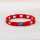 EM Keramik-Halsband - rot braun klein bis 35 cm