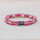 EM Keramik-Halsband - pink oliv groß bis 65 cm