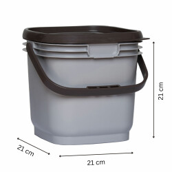 Eimer für Küchenabfälle - japanisches Design - 5 Liter *B-Ware